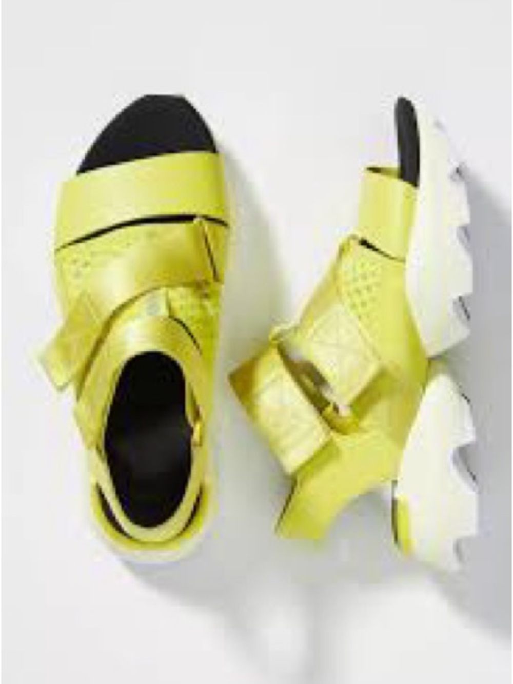 Women’s Sorel Kinetic Impact Lime Green Sport Sandals with White Sole